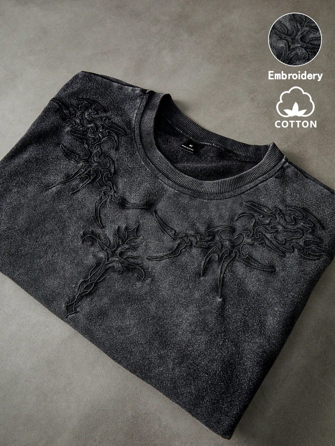 T-Shirt Black Cross